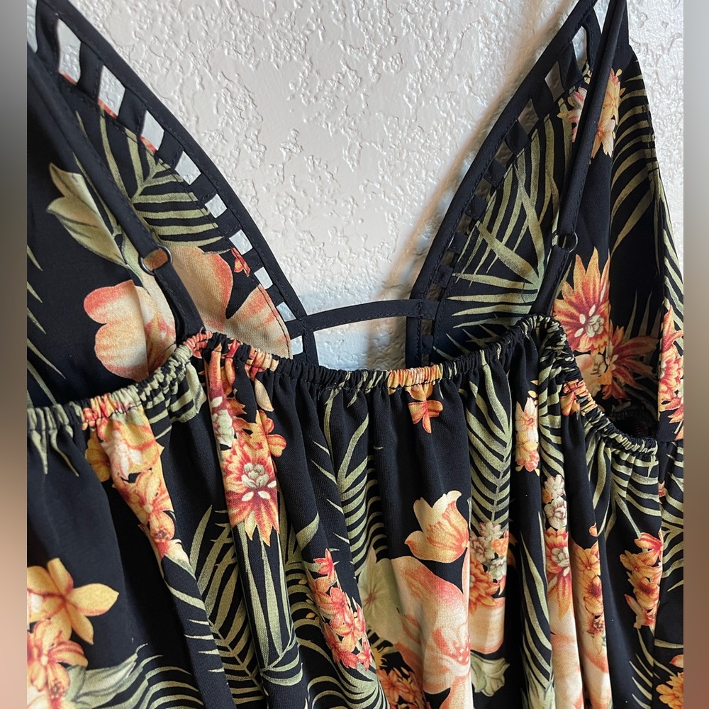 Joyce Adjustable Spaghetti Strap Lined Sun Dress - image 6